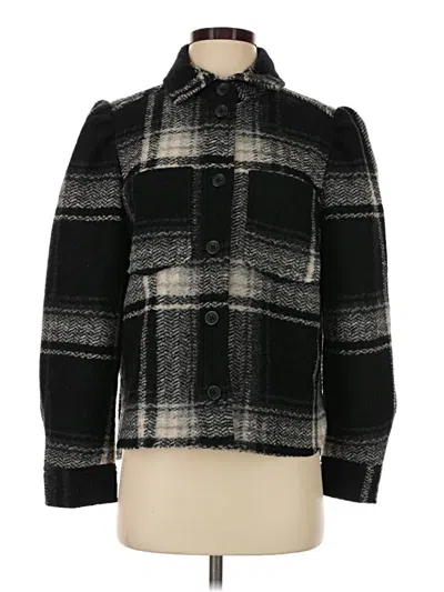 Pre-owned Gap Coat In Black
