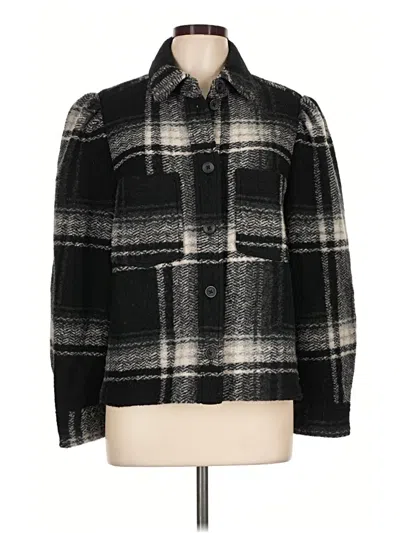 Pre-owned Gap Coat In Black