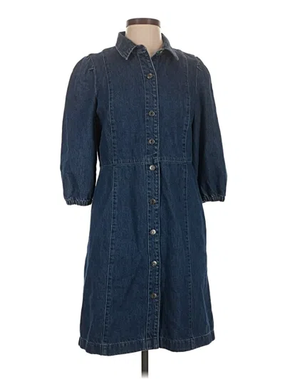 Pre-owned Gap Coat In Blue