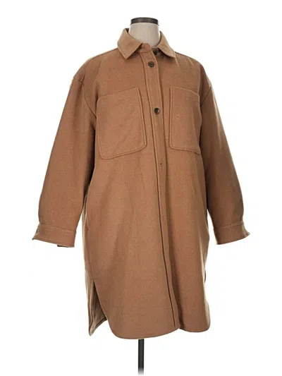 Pre-owned Gap Coat In Brown