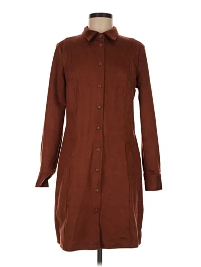 Pre-owned Gap Coat In Brown