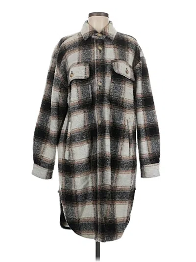 Pre-owned Gap Coat In Gray