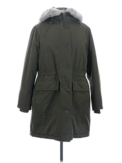 Pre-owned Gap Coat In Green
