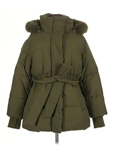 Pre-owned Gap Coat In Green