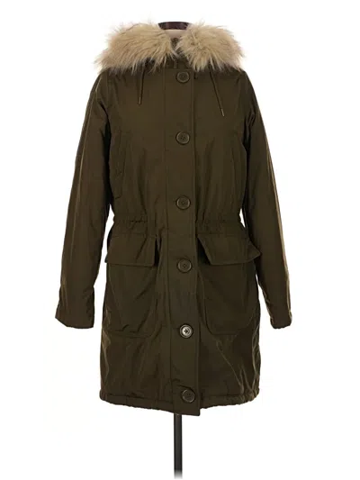 Pre-owned Gap Coat In Green