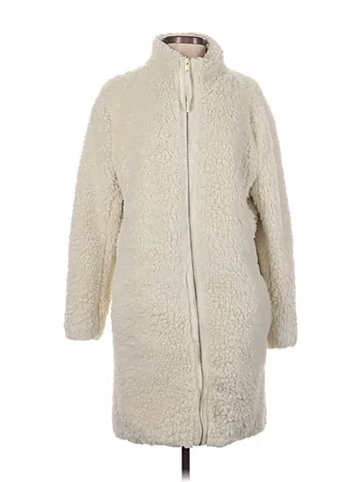 Pre-owned Gap Coat In White