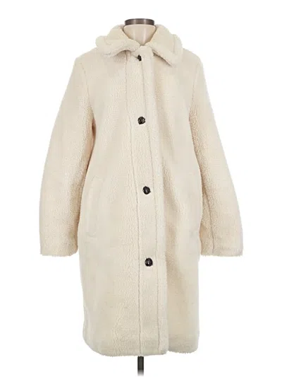 Pre-owned Gap Coat In White