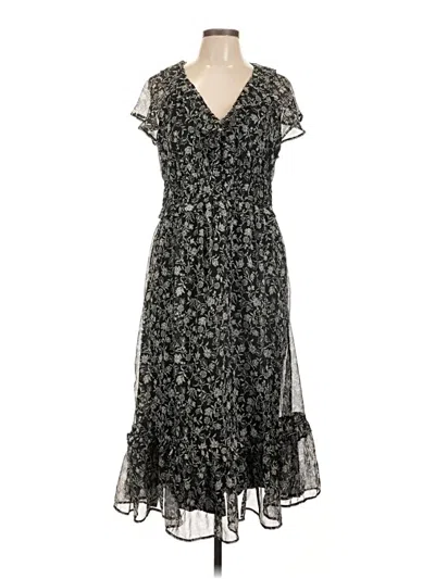 Pre-owned Gap Cocktail Dress In Black