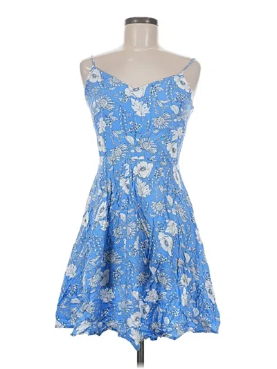Pre-owned Gap Cocktail Dress In Blue