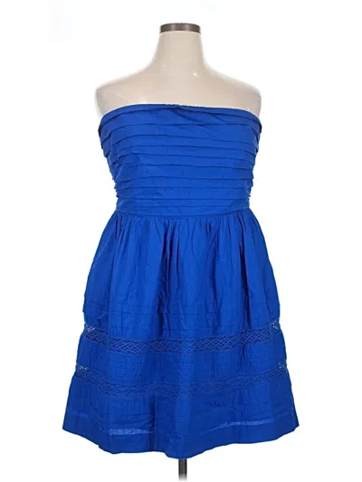 Pre-owned Gap Cocktail Dress In Blue