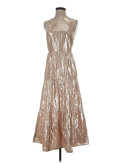 Pre-owned Gap Cocktail Dress In Gold