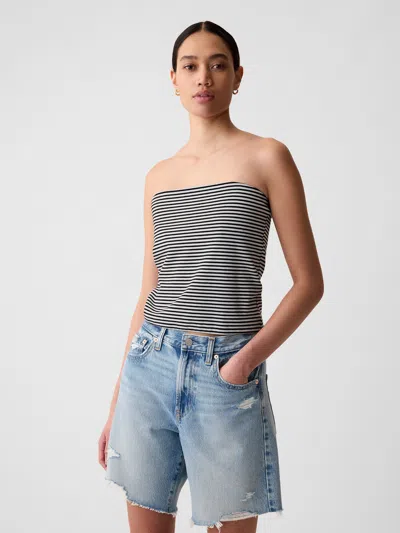Gap Compact Jersey Tube Top In Black