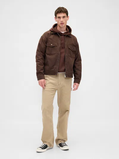 Gap Corduroy '90s Loose Carpenter Pants In Neutral