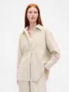 Gap Corduroy Big Shirt In Brown