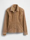 Gap Corduroy Crop Jacket In Brown