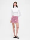 Gap Corduroy Mini Skirt In Pink