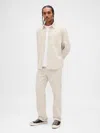 Gap Corduroy Relaxed Straight Pants In Neutral