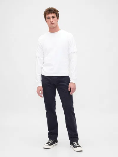 Gap Corduroy Straight Pants In Blue