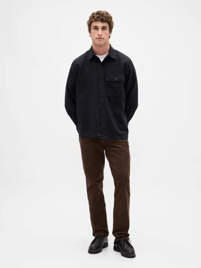 Gap Corduroy Straight Pants In Brown