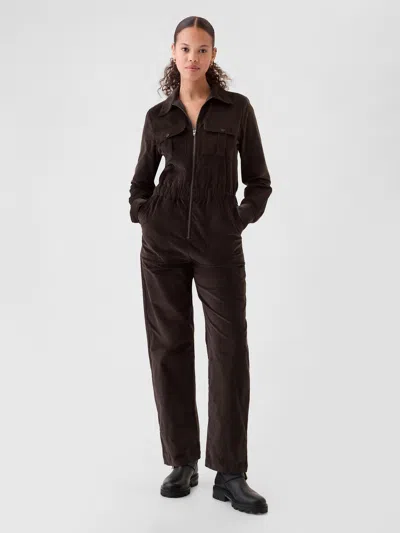 Gap Corduroy Utility Jumpsuit In Terra Brown ModeSens