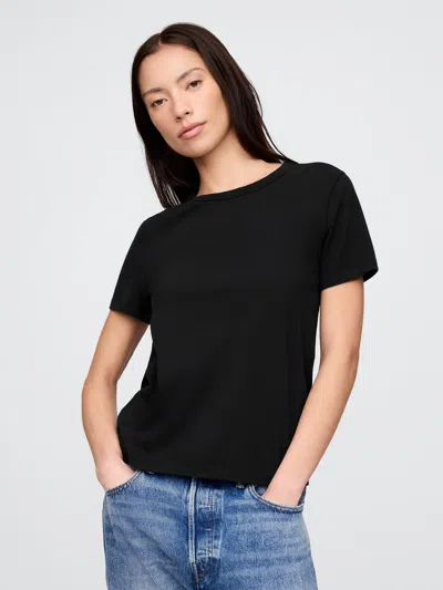 Gap Cotton Jersey Classic T-shirt In Black