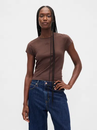 Gap Cotton Jersey Crop Logo T-shirt
