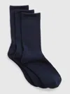 Gap Crew Socks (3-pack) In Navy