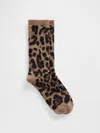 Gap Crew Socks In Brown