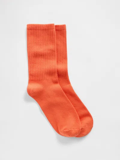 Gap Crew Socks In Orange