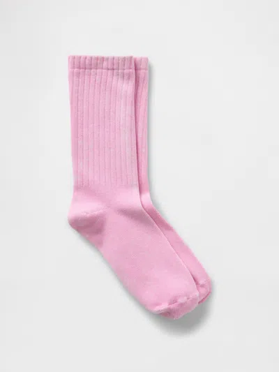 Gap Crew Socks In Parisian Pink