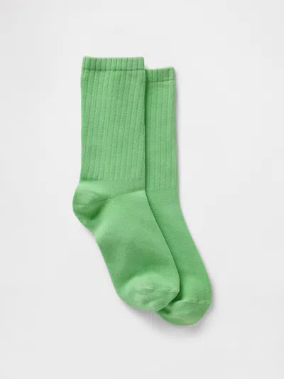 Gap Crew Socks In Poison Green