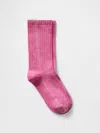 Gap Crew Socks In Standout Pink