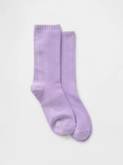 Gap Crew Socks In Wisteria Blossom