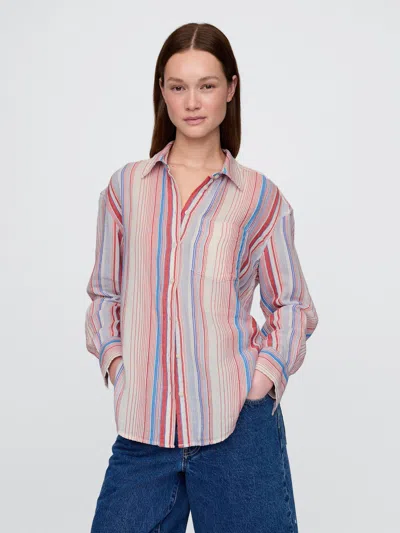 Gap Crinkle Gauze Button-down Shirt