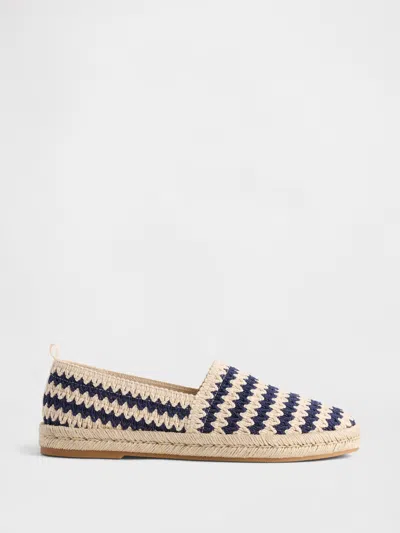 Gap Crochet Espadrille Flats In Black