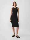 Gap Crochet Midi Dress In Moonless Night