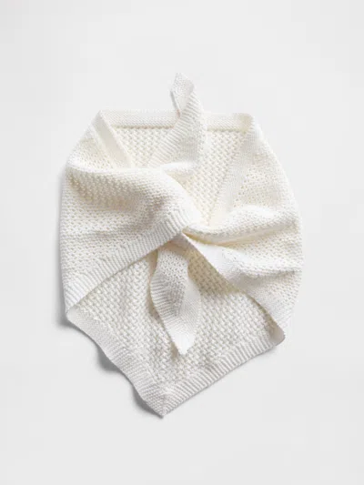 Gap Crochet Scarf In Gray