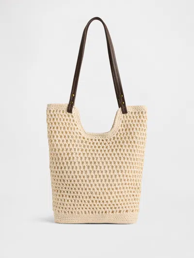 Gap Crochet Tote Bag In Brown