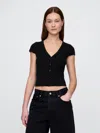 Gap Cropped Rib Cardigan