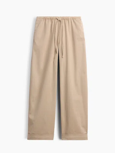 Gap Cuffed Easy Pants In Neutral