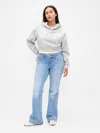 Gap Curvy Low Rise Long & Lean Jeans In Purple