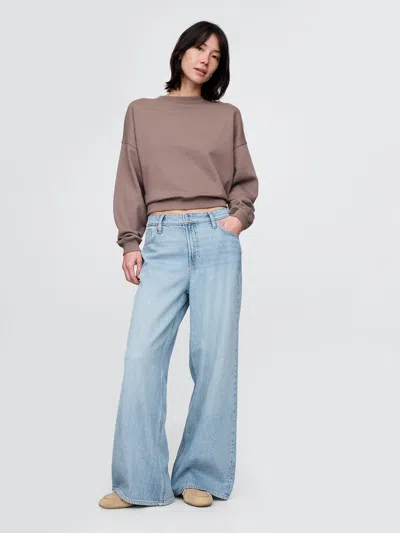 Gap Curvy Mid Rise Ultrasoft Baggy Jeans