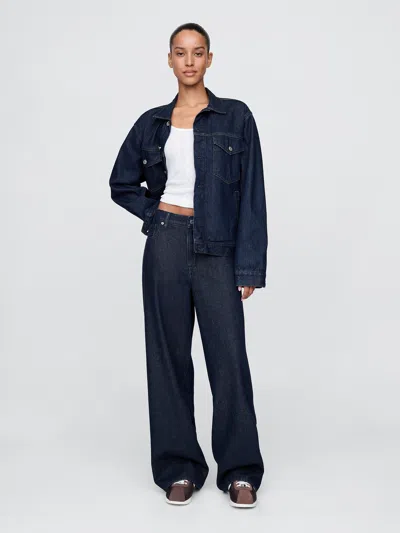 Gap Curvy Mid Rise Ultrasoft Baggy Jeans