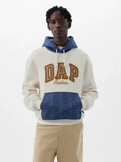 Gap Dap ×  Colorblock Logo Hoodie In Carls Stone