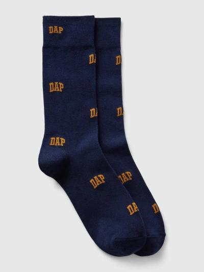 Gap Dap ×  Logo Crew Socks In Dark Night