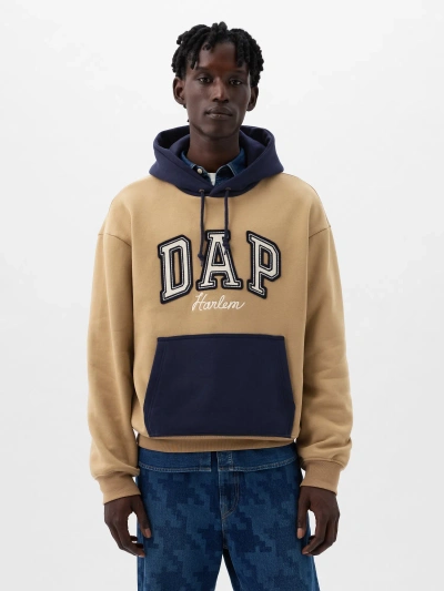 Gap Dap ×  Logo Hoodie In Perfect Khaki