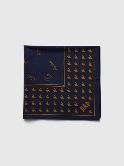 Gap Dap ×  Logo Scarf In Navy Uniform