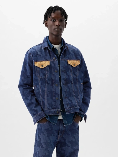 Gap Dap ×  Organic Cotton Icon Denim Jacket In Dark Indigo