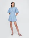 Gap Denim Bubble Mini Shirtdress