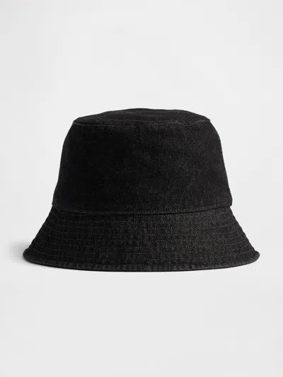 Gap Denim Bucket Hat In Black